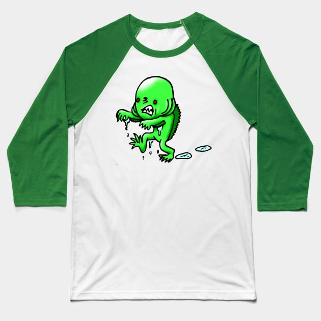 Swampy Baseball T-Shirt by FieryWolf